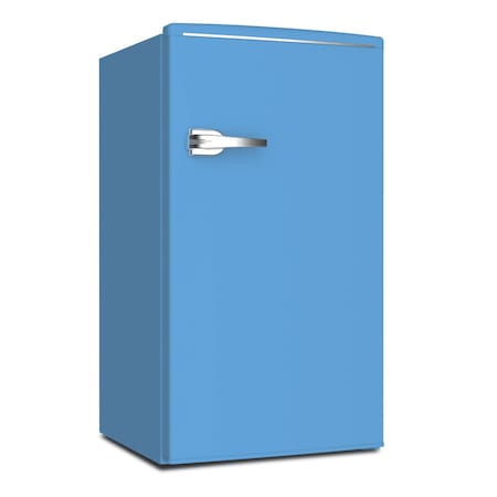 Avanti 3.1 cu. ft. Retro Compact Refrigerator, Robin's Egg Blue RMRS31X6BL-IS